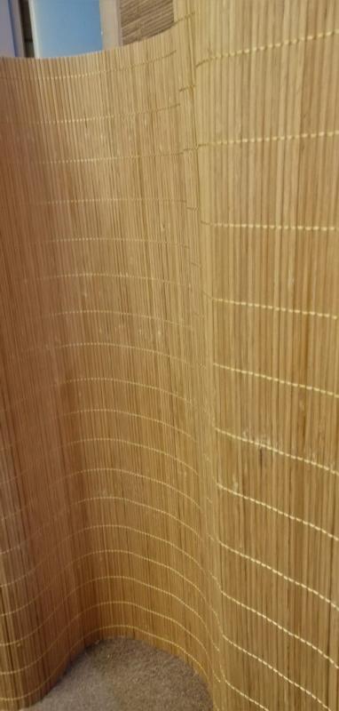 Бамбуковое полотно с нитью ламели 5 мм тон 1 шир. 0,9 м